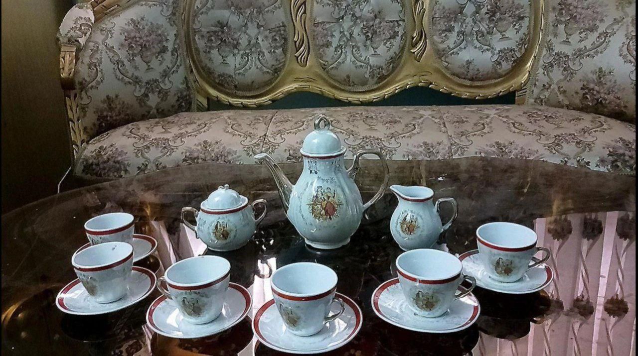 سرویس 17پارچه قهوه خوری دنسی|ظروف سرو و پذیرایی|گنبد کاووس, |دیوار