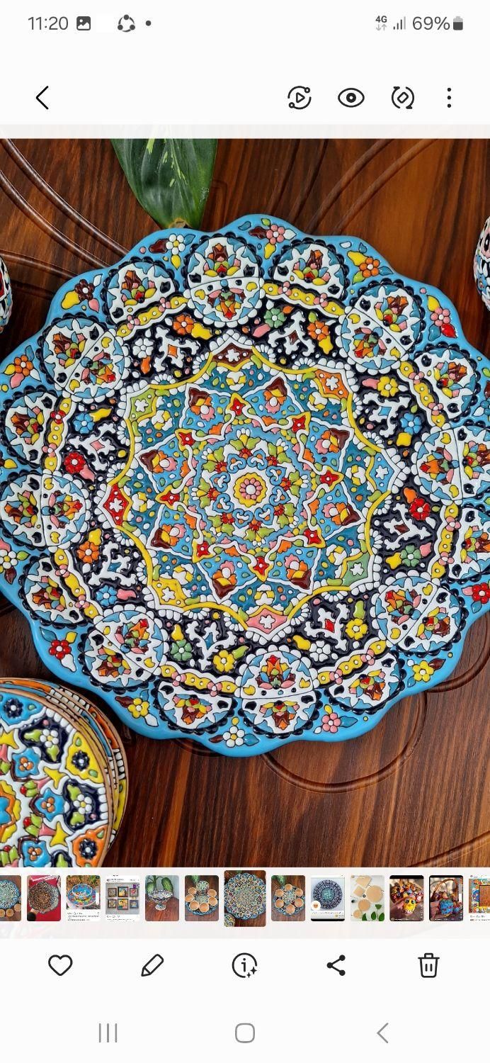 اموزش میناکاری روی سفال|خدمات آموزشی|رودسر, |دیوار