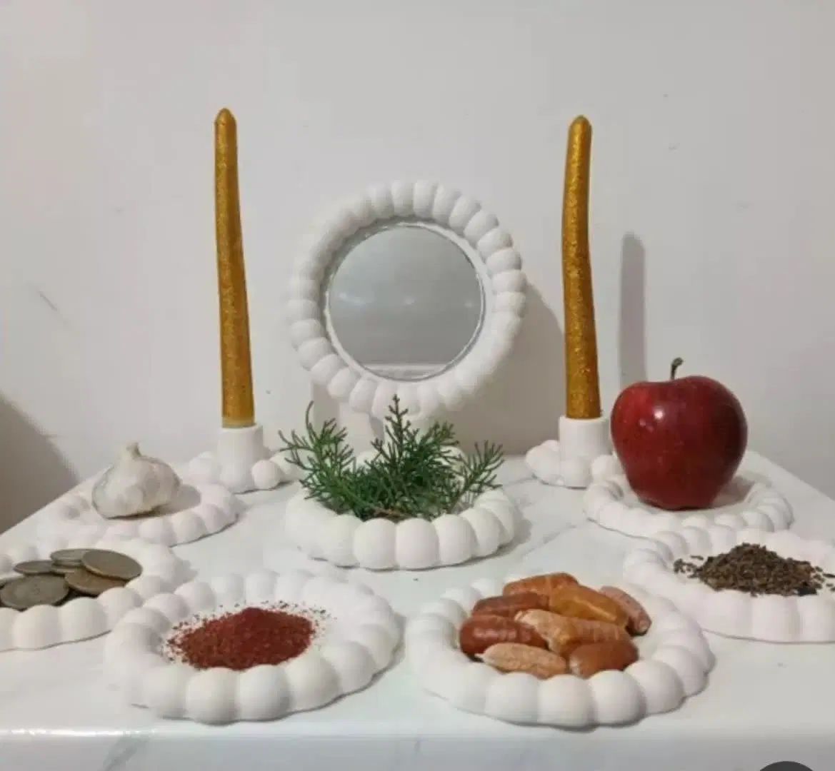 ساخت انواع ظروف سنگی دکوری و هفت سین و گلدان|مجسمه، تندیس، ماکت|کوهدشت, |دیوار