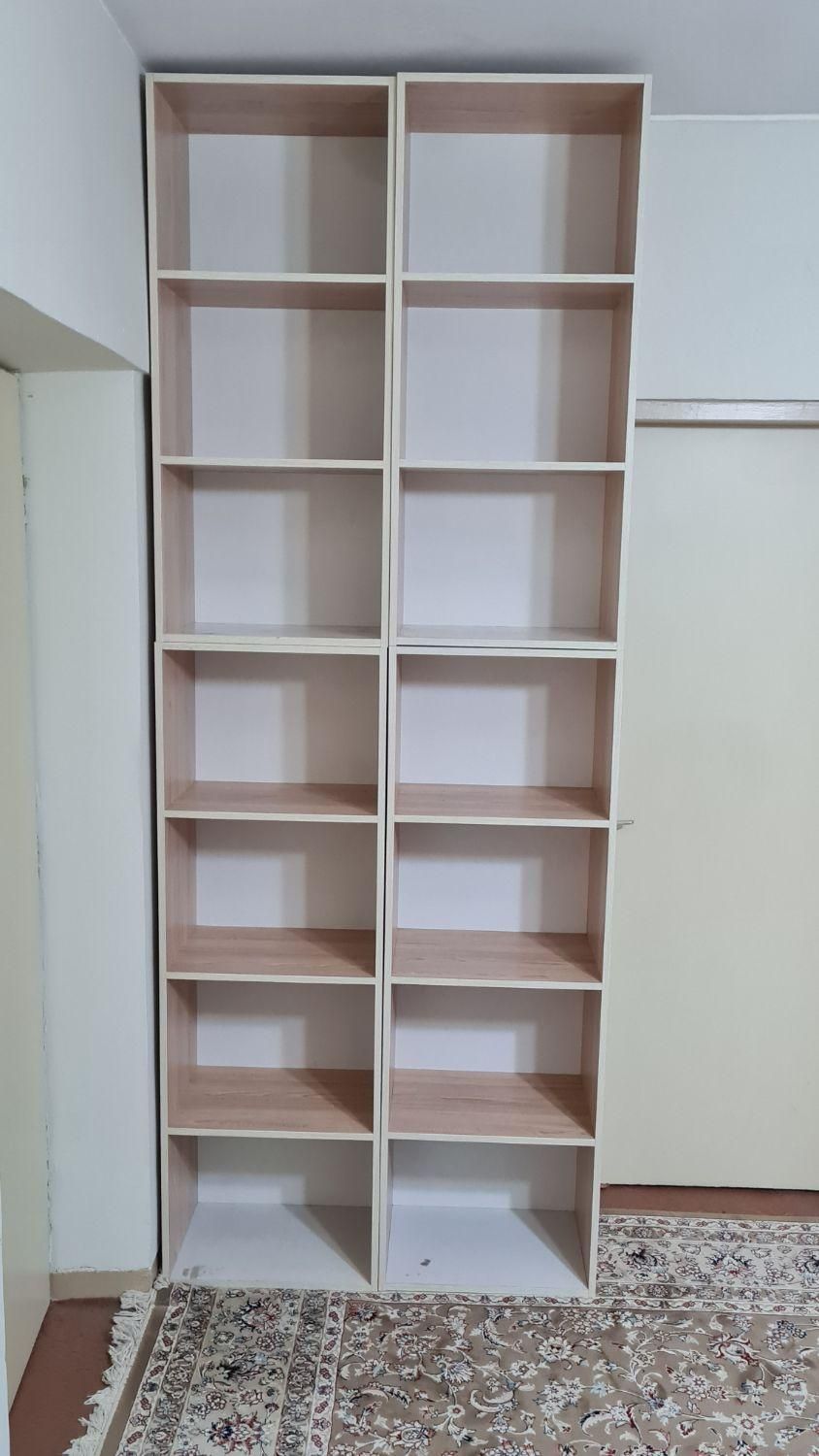 کتابخانه تمام ام دی اف|کتابخانه، شلف، قفسه‌های دیواری|شاهین‌شهر, شهرک مطهری|دیوار