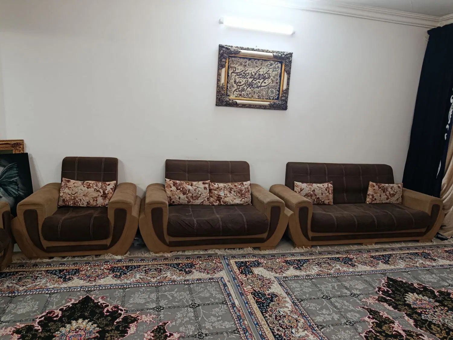 مبلمان هفت نفره|مبلمان خانگی و میز عسلی|مشهد, جاهد شهر|دیوار