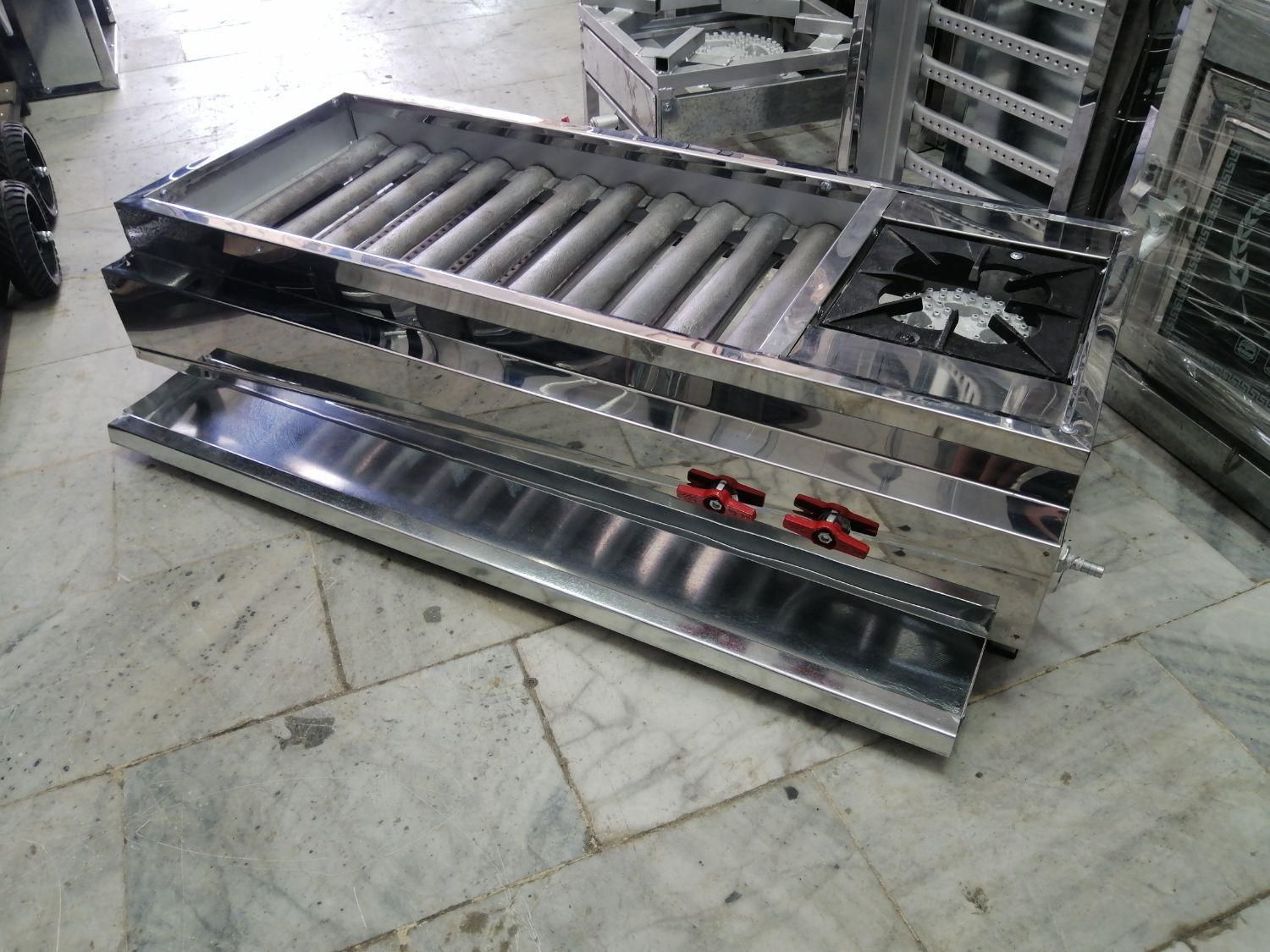 منقل گازی 35×90 کباب پزگازی اجاق دار|اجاق گاز و لوازم برقی پختوپز|مشهد, امیر|دیوار