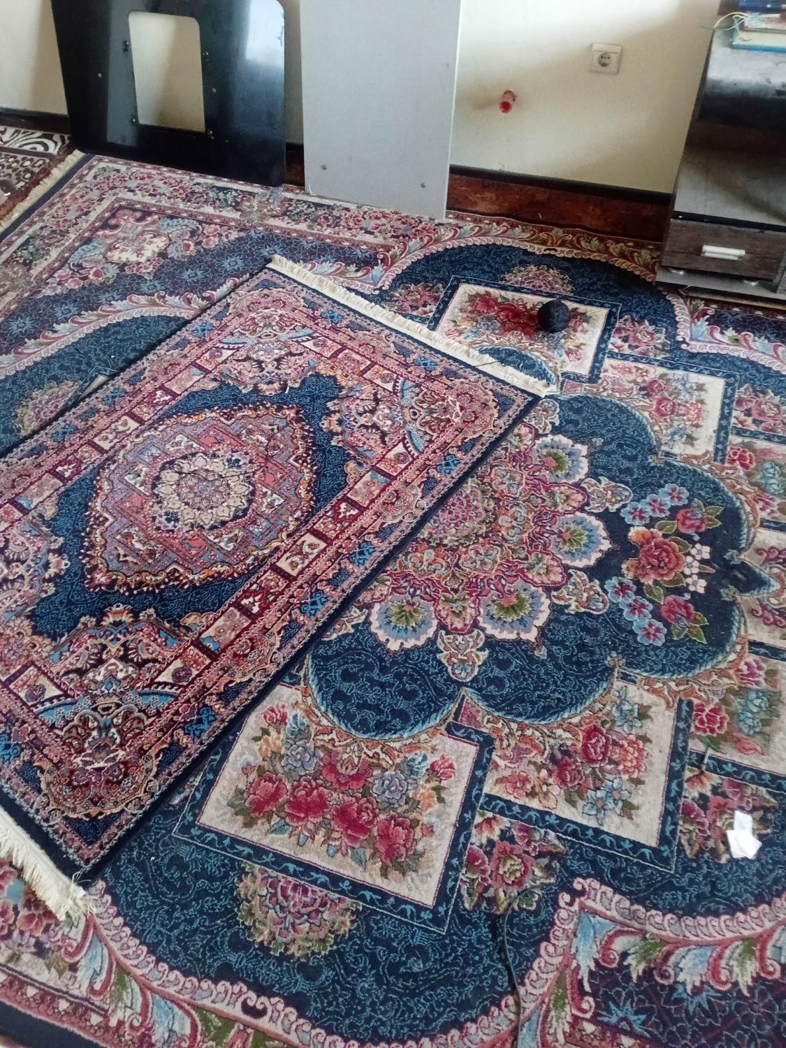 3عدد فرش 9متری و یک عدد قالیچه|فرش|مبارکه, |دیوار