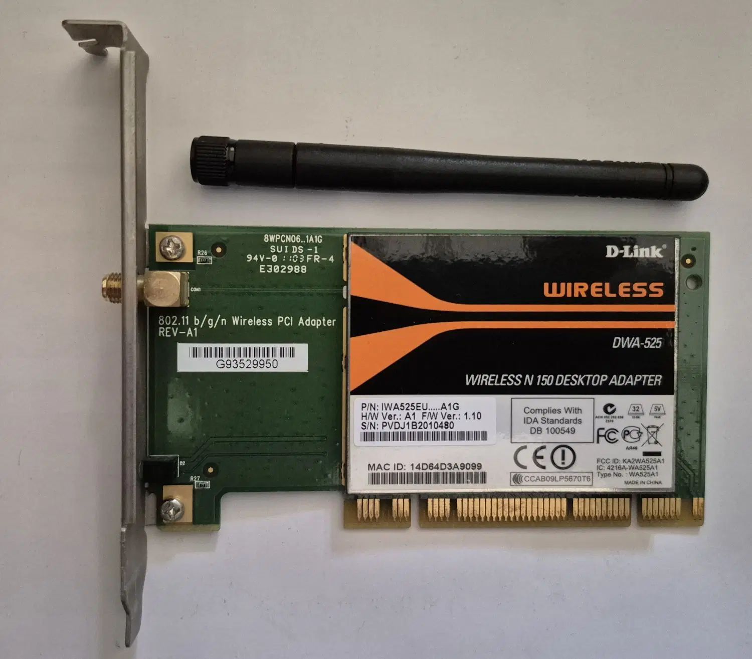 کارت شبکه بیسیم D-LINK مدل dwa-525|مودم و تجهیزات شبکه|رشت, سعدی (تختی)|دیوار
