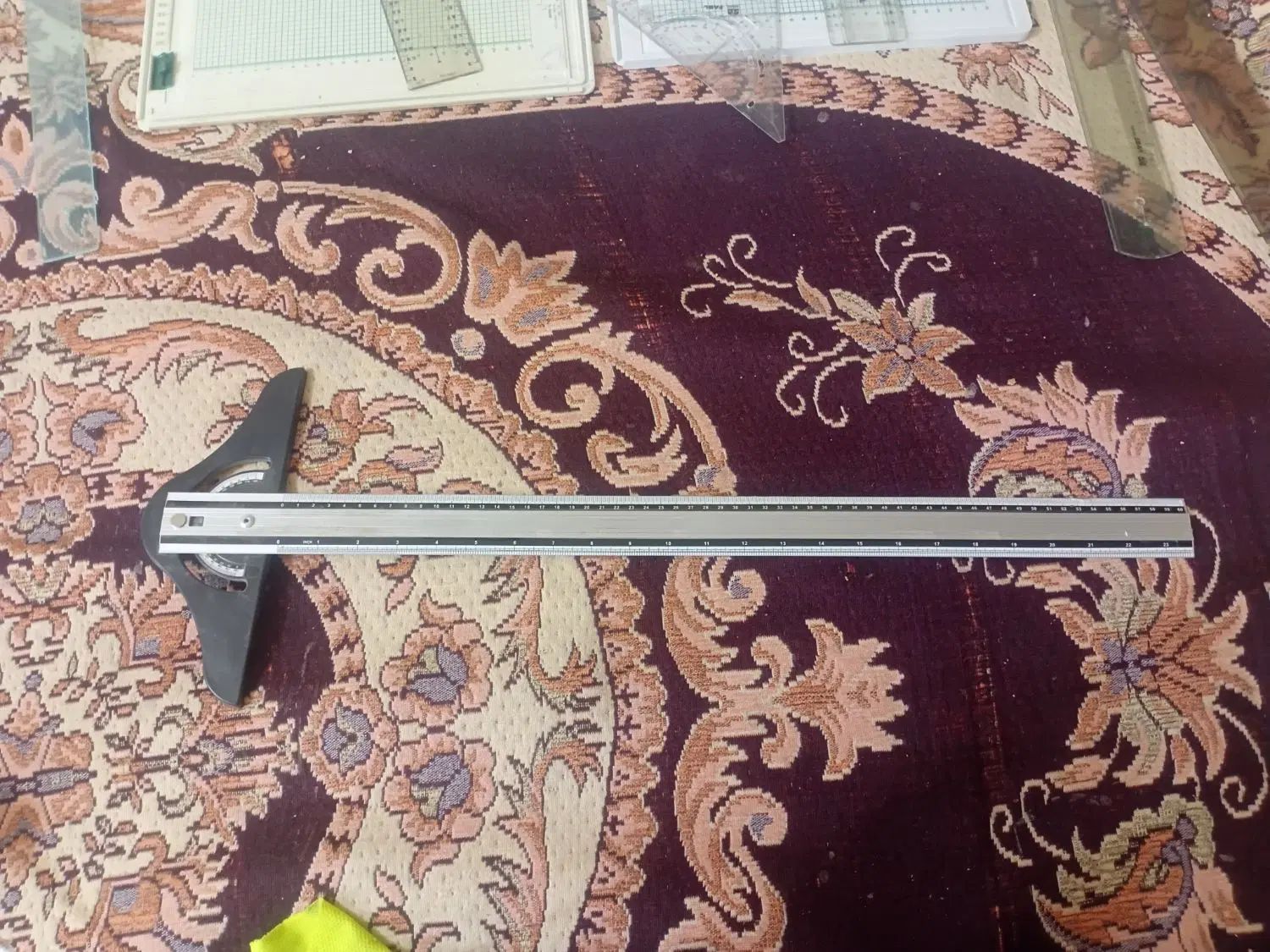 تخته رسم وکیف لبتاب ومدارک وخطکش تی آلمینیومی|لوازم التحریر|سبزوار, توحیدشهر|دیوار