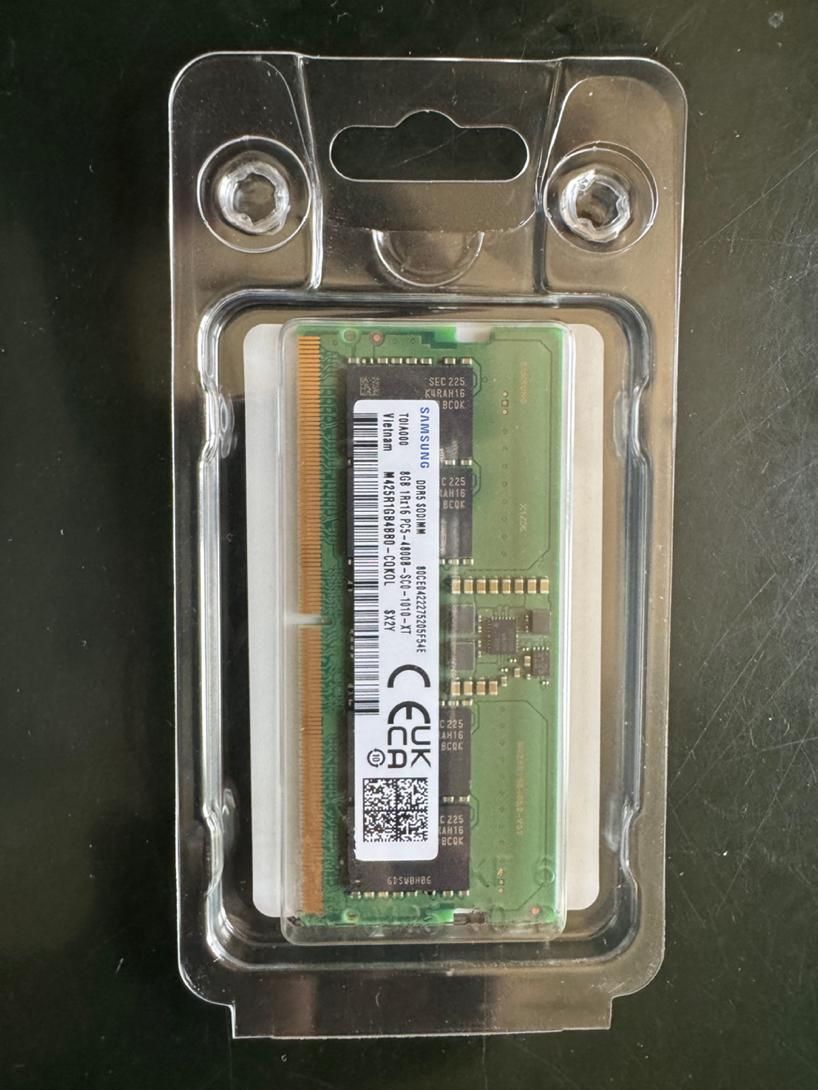 رم ۸ گیگ فابریک لپتاپ DDR5 4800mhz برند سامسونگ|قطعات و لوازم جانبی رایانه|تهران, مطهری|دیوار