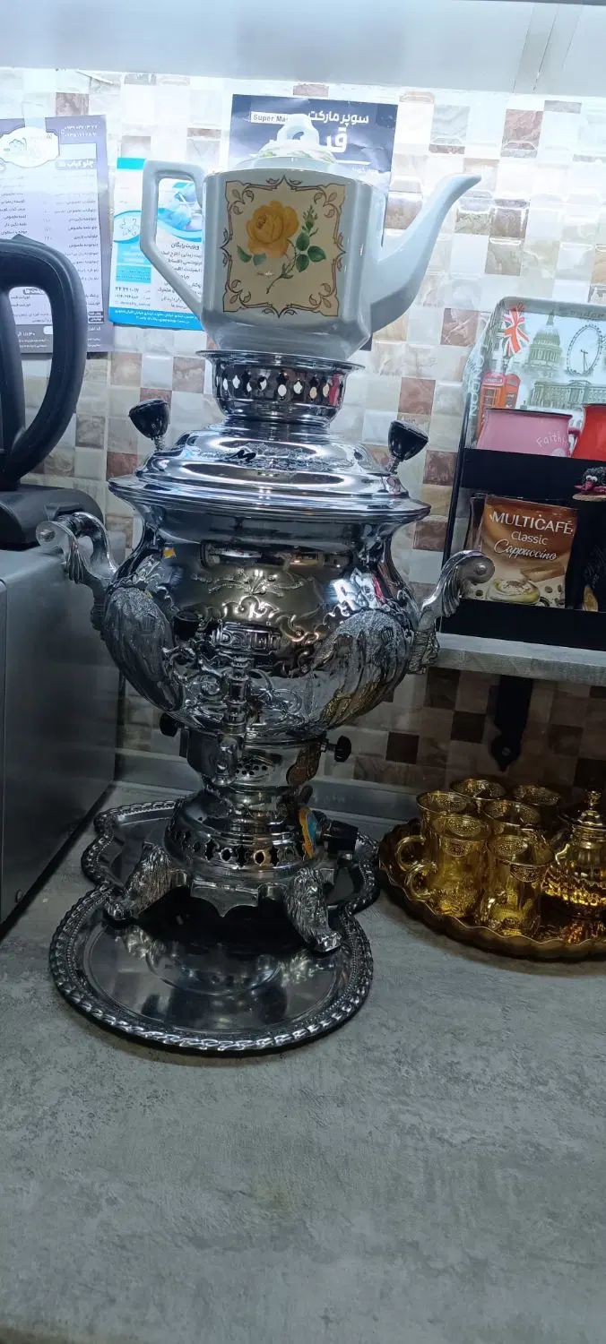 سماور گازی نو ماندگار|سماور، چای‌ساز، قهوه‌ساز|تهران, دروازه شمیران|دیوار