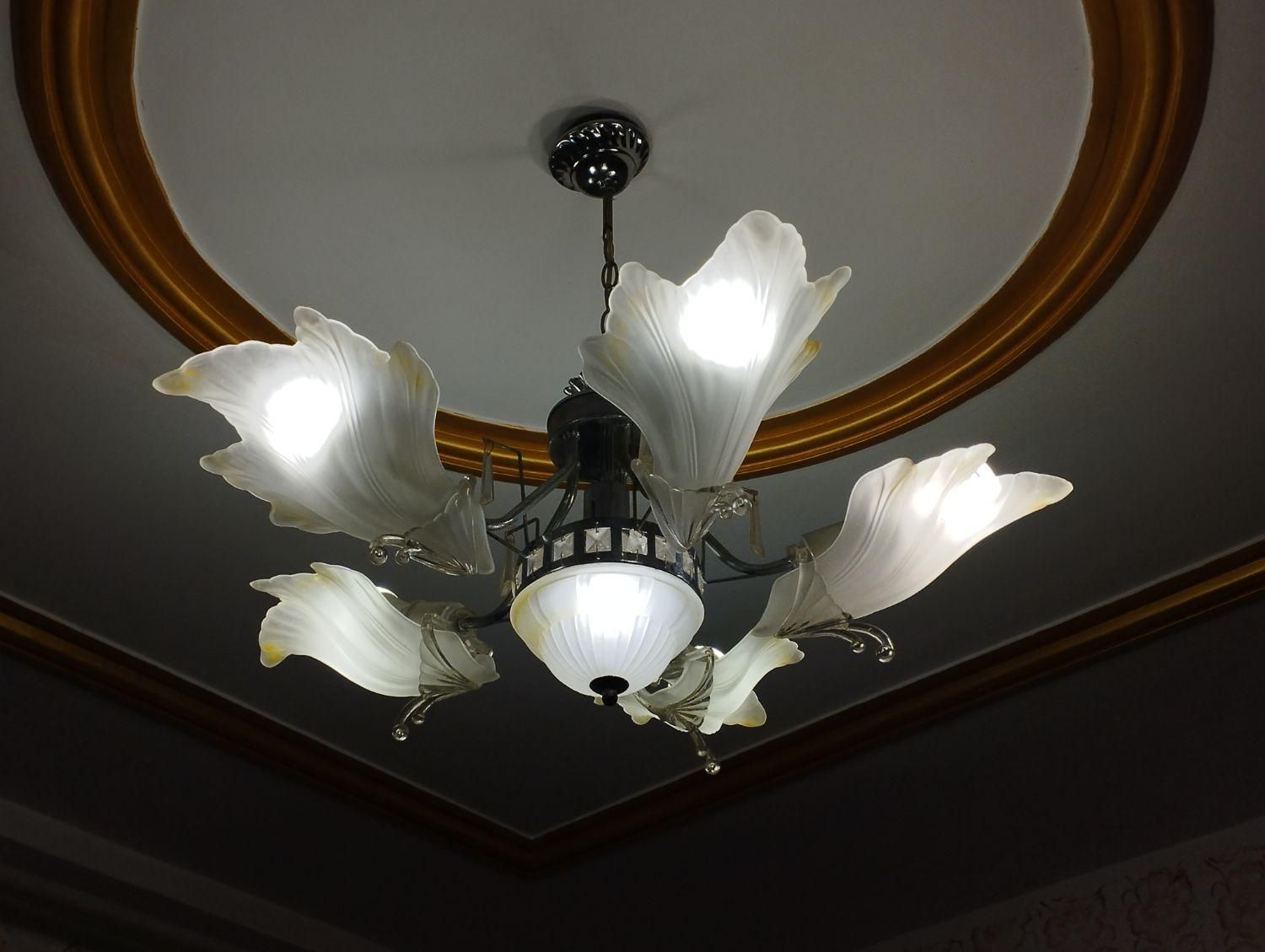 لوستر آویز پذیرایی|لوستر و چراغ آویز|آستانه اشرفیه, |دیوار