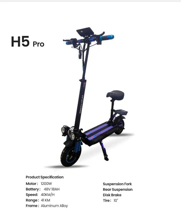 اسکوتر برقی ویند هورس مدل h5 pro|دوچرخه، اسکیت، اسکوتر|تهران, گمرک|دیوار