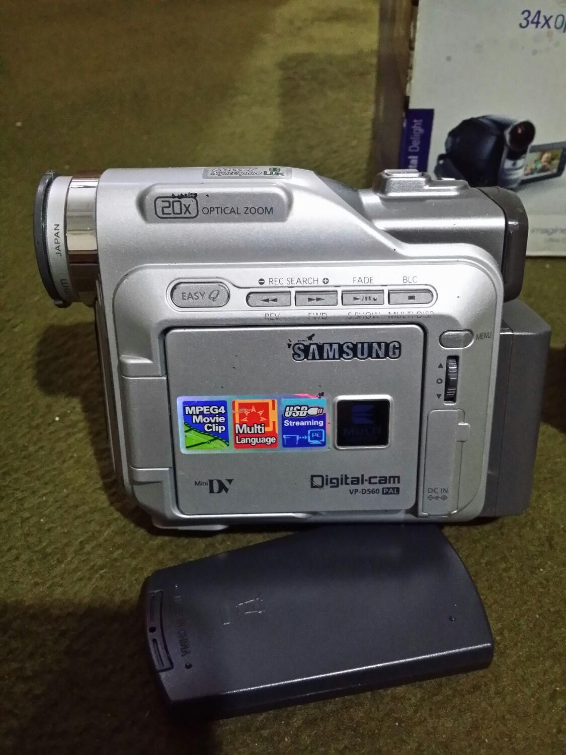 دوربین سامسونگ نوارکوچک خور مینی DV  باکیف و لوازم|دوربین عکاسی و فیلم‌برداری|کرج, چهارصد دستگاه|دیوار