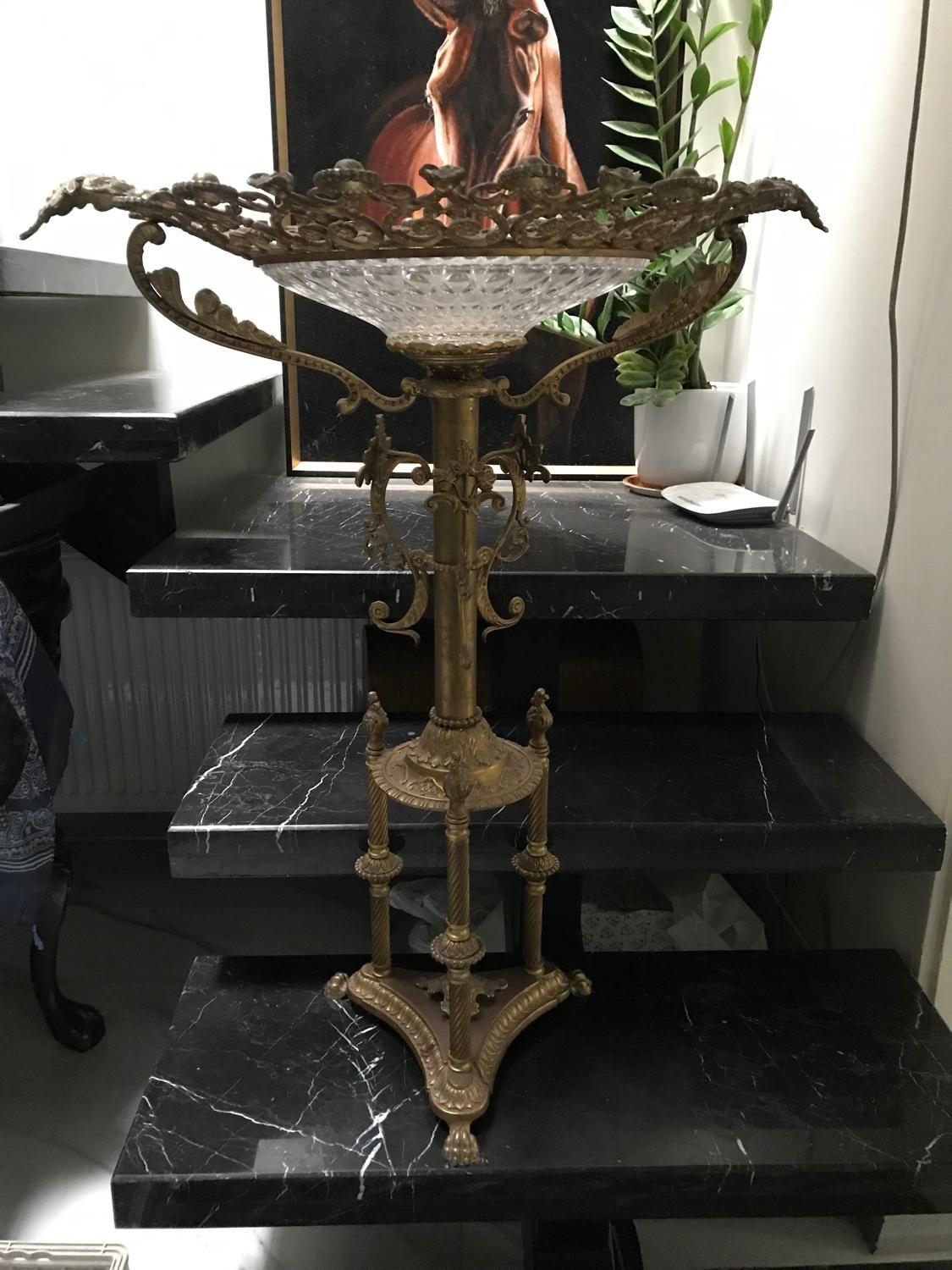 میوه خوری پایه دار برنز و اردور خوری پایه دار برنز|ظروف سرو و پذیرایی|تهران, نیاوران|دیوار