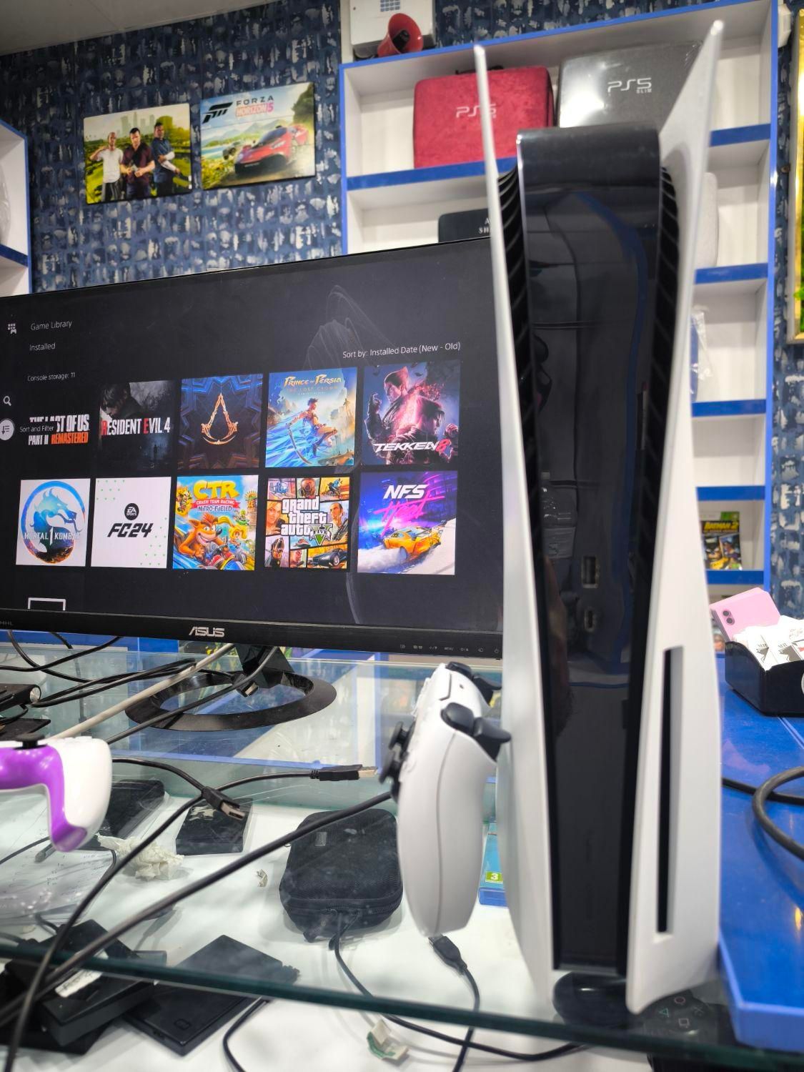 ps5 استاندادرد دو دسته فول گیم|کنسول، بازی ویدئویی و آنلاین|ورامین, |دیوار