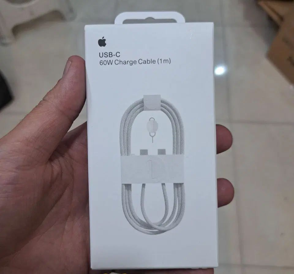کابل آیفون 16 و 15 .. 15pro اصلی یکسال گارانتی|لوازم جانبی موبایل و تبلت|مشهد, هفت تیر (آب و برق)|دیوار