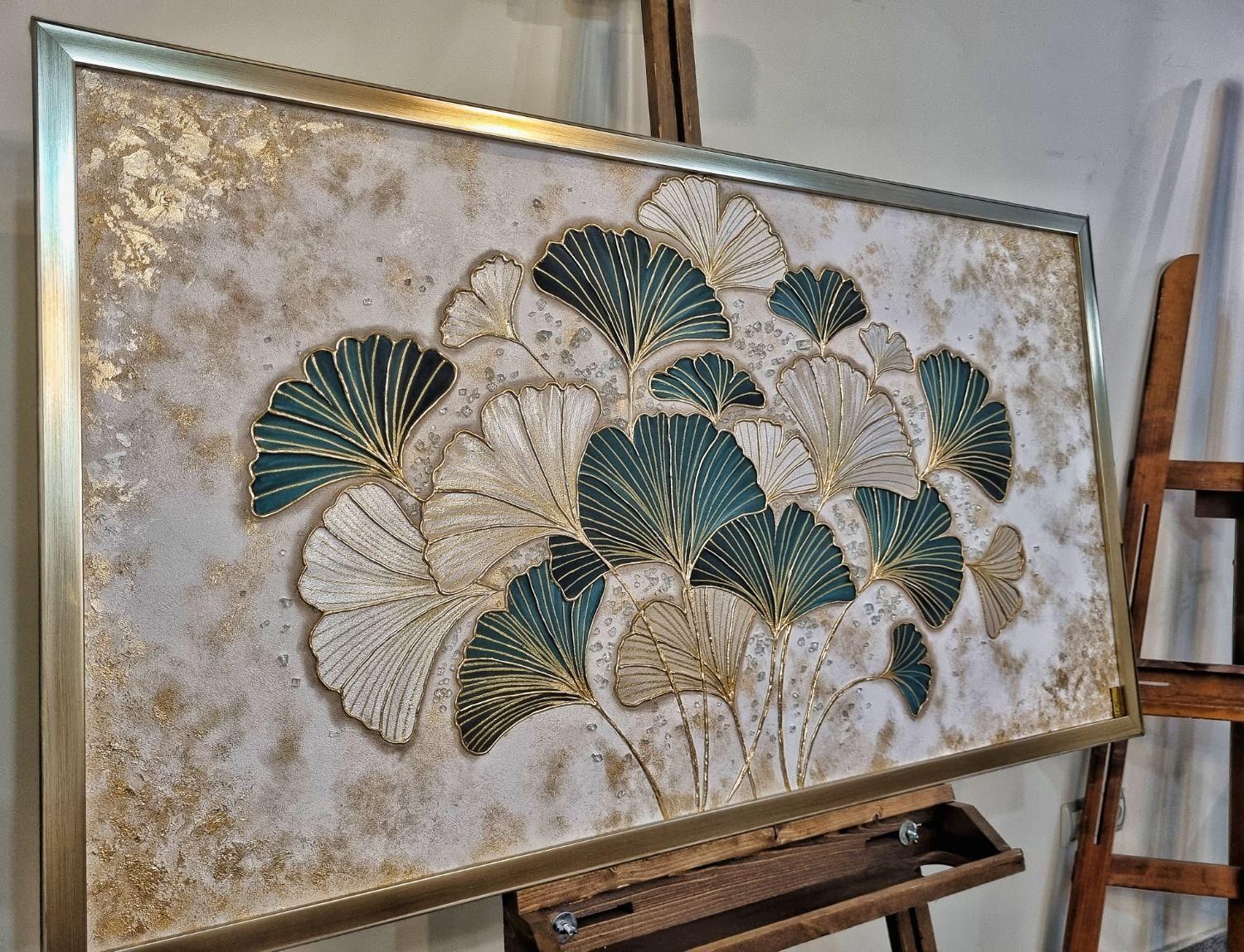 تابلو نقاشی برجسته گلهای دکوراتیو کریستالی|تابلو، نقاشی، عکس|تهران, عباسآباد|دیوار