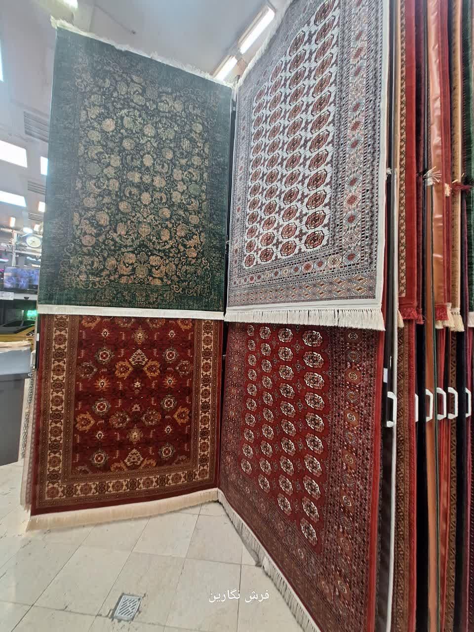 فرش ترکمن بورس لاکی ترند بازار نگارین بسکابادی|فرش|مشهد, امیر|دیوار