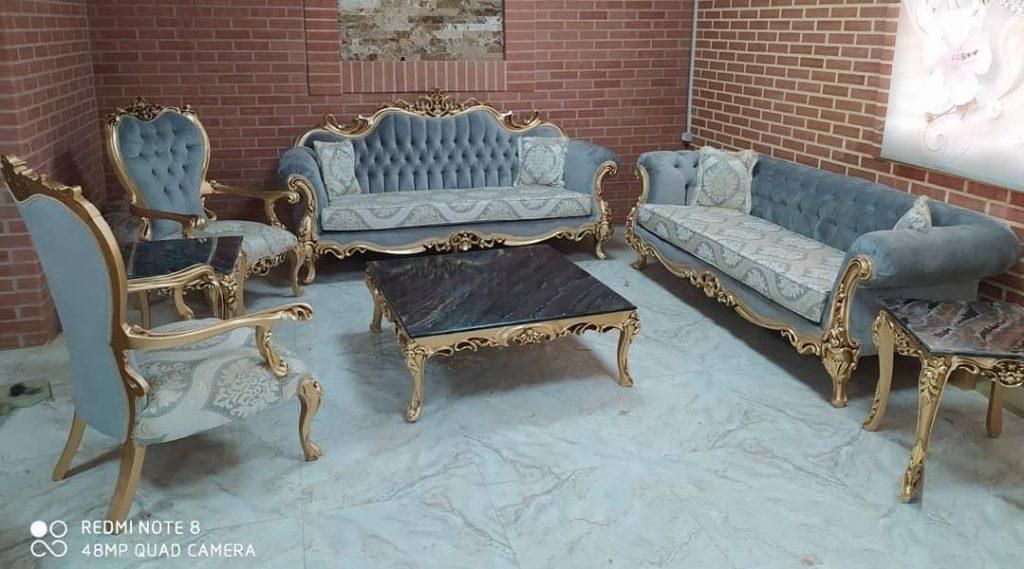 مبل کلاسیک استیل افسون سلطنتی راحتی/ مصری|مبلمان خانگی و میز عسلی|رباط‌کریم, رباط‌کریم|دیوار