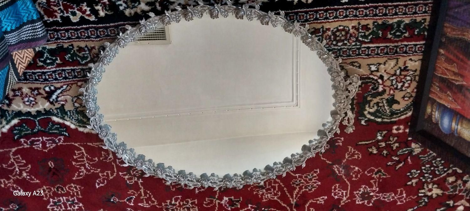 ایینه عقد.بادورکاری سیلور|آینه|کرمان, |دیوار