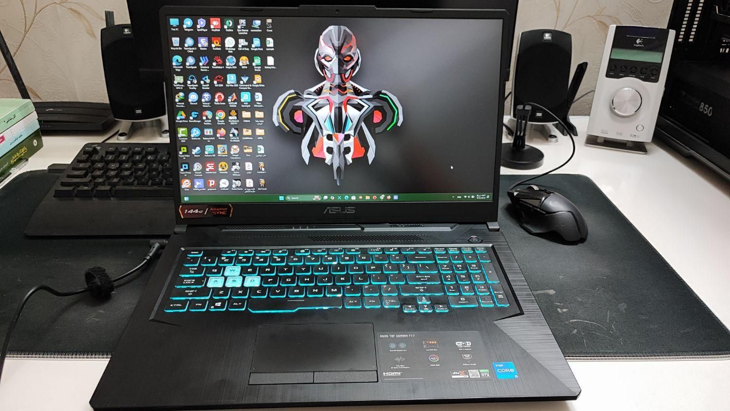 لپ تاپ گیمینگ Asus TUF F17 FX706HE|رایانه همراه|نیشابور, خیابان شهید جعفری|دیوار