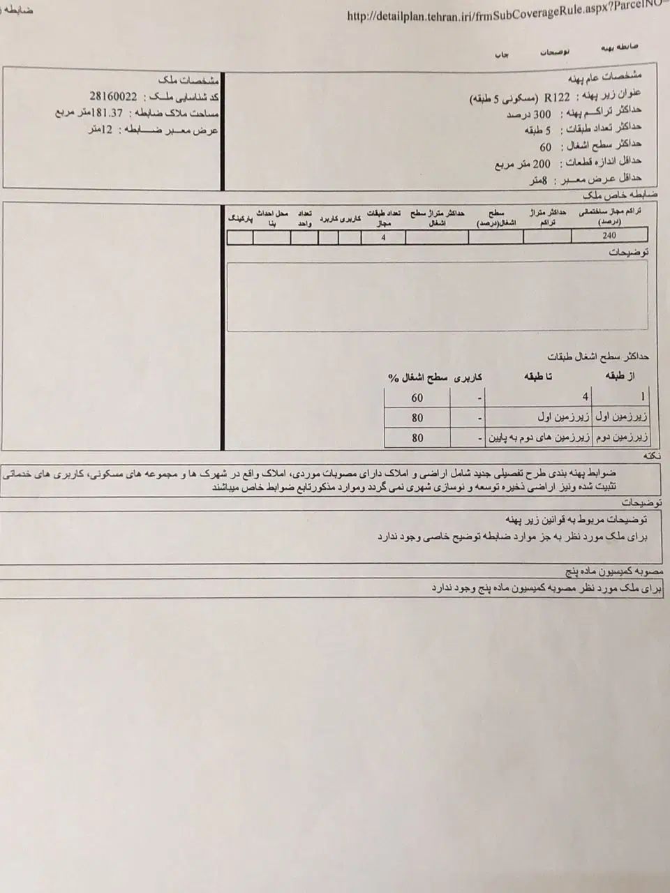 ملک کلنگی ۱۸۱متری با جواز ۴طبقه فروشنده واقعی|فروش زمین و ملک کلنگی|تهران, مینای جنوبی|دیوار