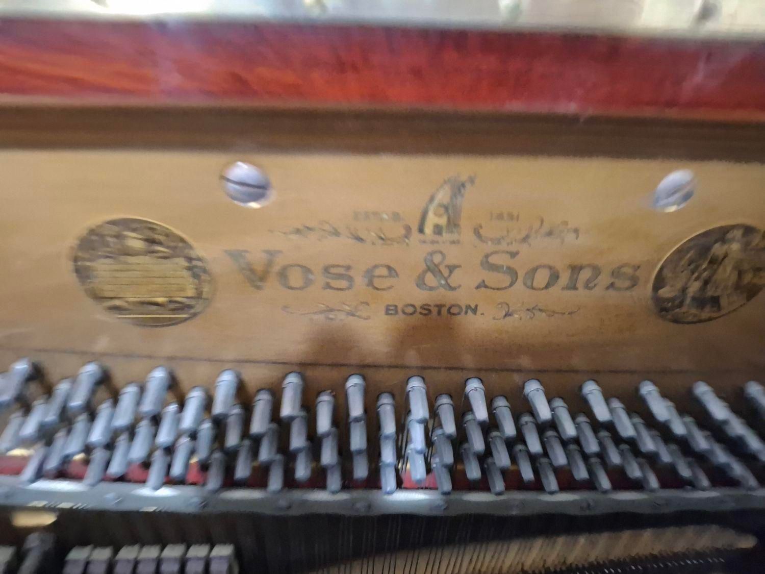 پیانو آکوستیک آنتیک آمریکایی code&sons boston1851|پیانو، کیبورد، آکاردئون|تهران, افسریه|دیوار