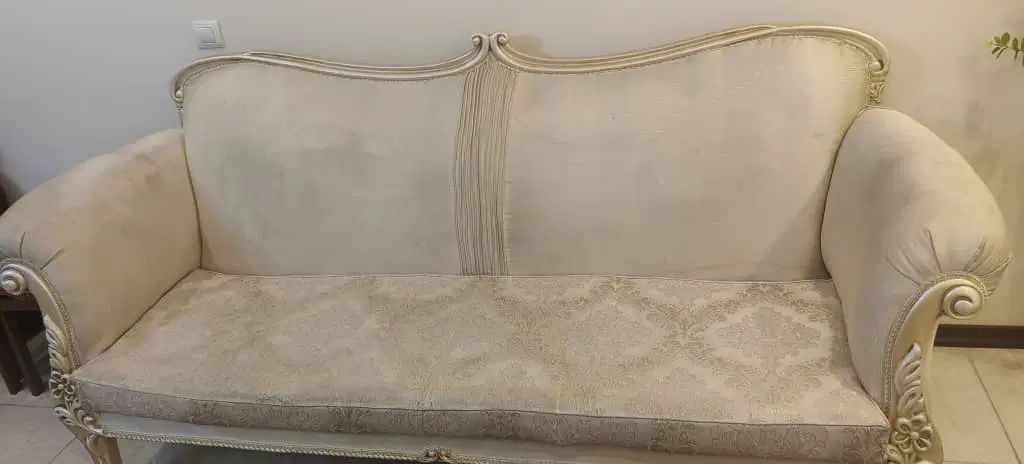 مبل استیل شش نفره در حد نو|مبلمان خانگی و میز عسلی|تهران, بهاران|دیوار