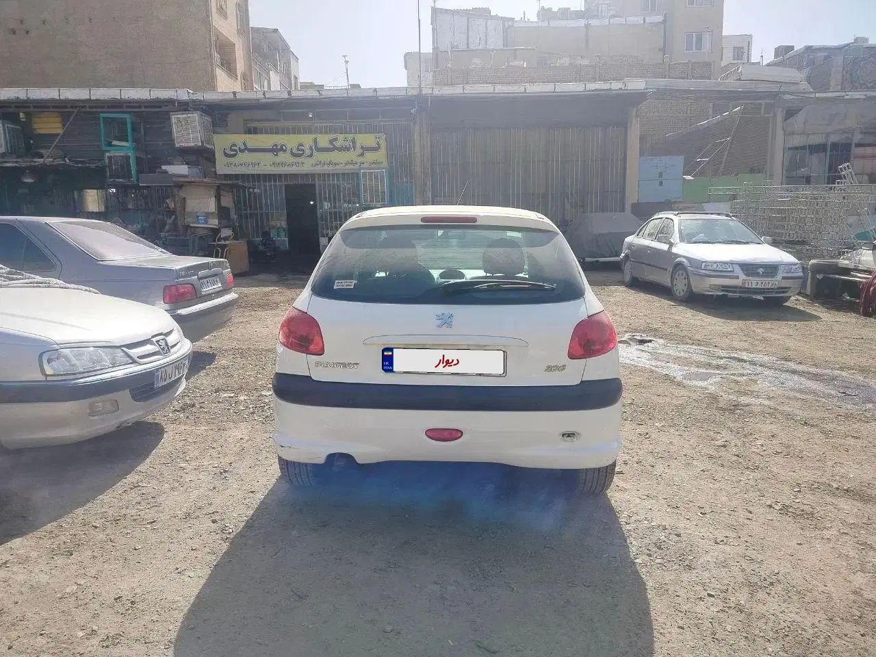 206 تیپ۲|خودرو سواری و وانت|کرج, حیدرآباد|دیوار