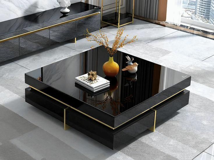 میز جلو مبلی استیل و هایگلاس مدل شینا|مبلمان خانگی و میز عسلی|کرج, عظیمیه|دیوار