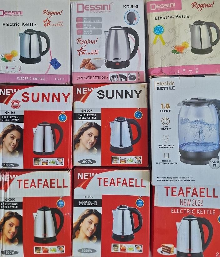فروش همه مدل کتری برقی استیل و شیشه ای تک و عمده|سماور، چای‌ساز، قهوه‌ساز|شیراز, شهرک گلدشت حافظ‎|دیوار