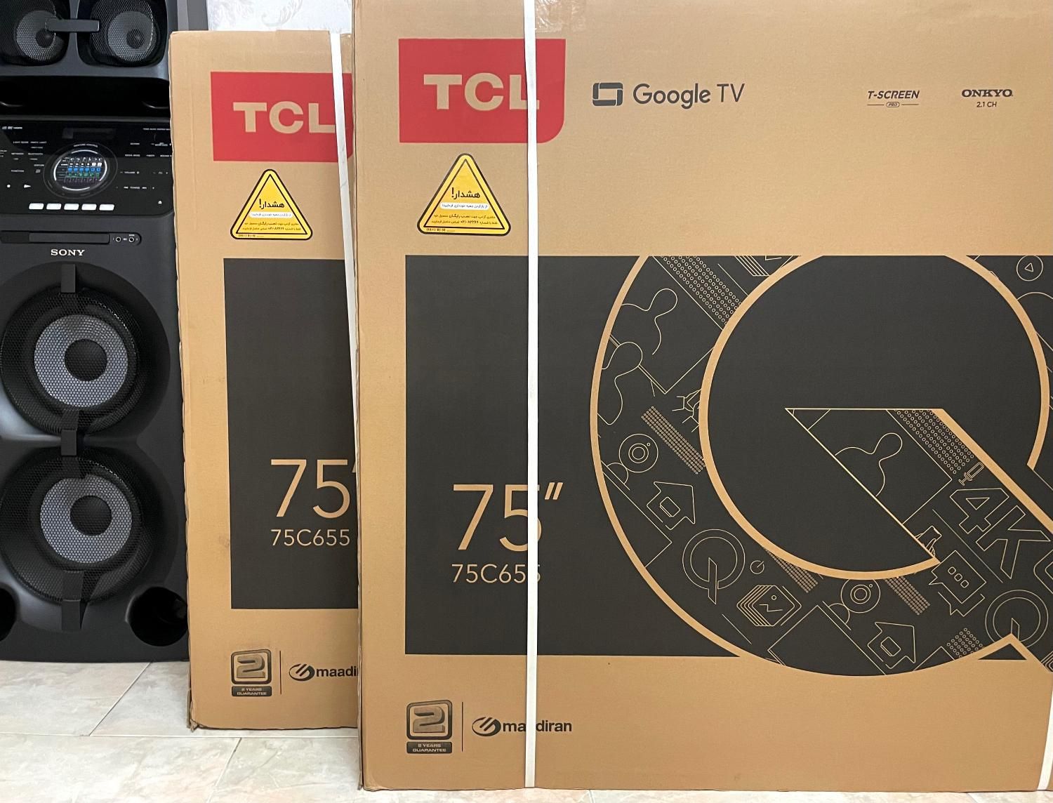 تلویزیون کیو ال ای دی 75 TCL QLED تی سی ال 75C655|تلویزیون و پروژکتور|تهران, امانیه|دیوار