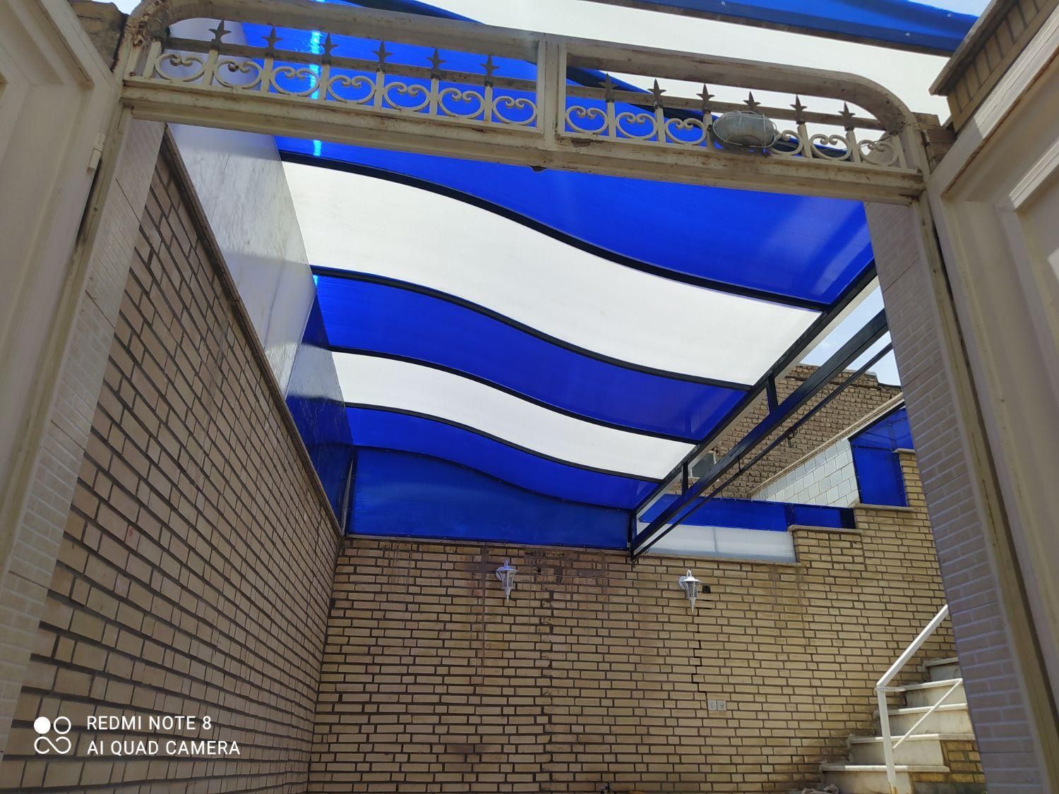 سایبان،آلاچیق،شیروانی،طلق،پلی کربنات|خدمات پیشه و مهارت|کاشان, شمس آبادی|دیوار