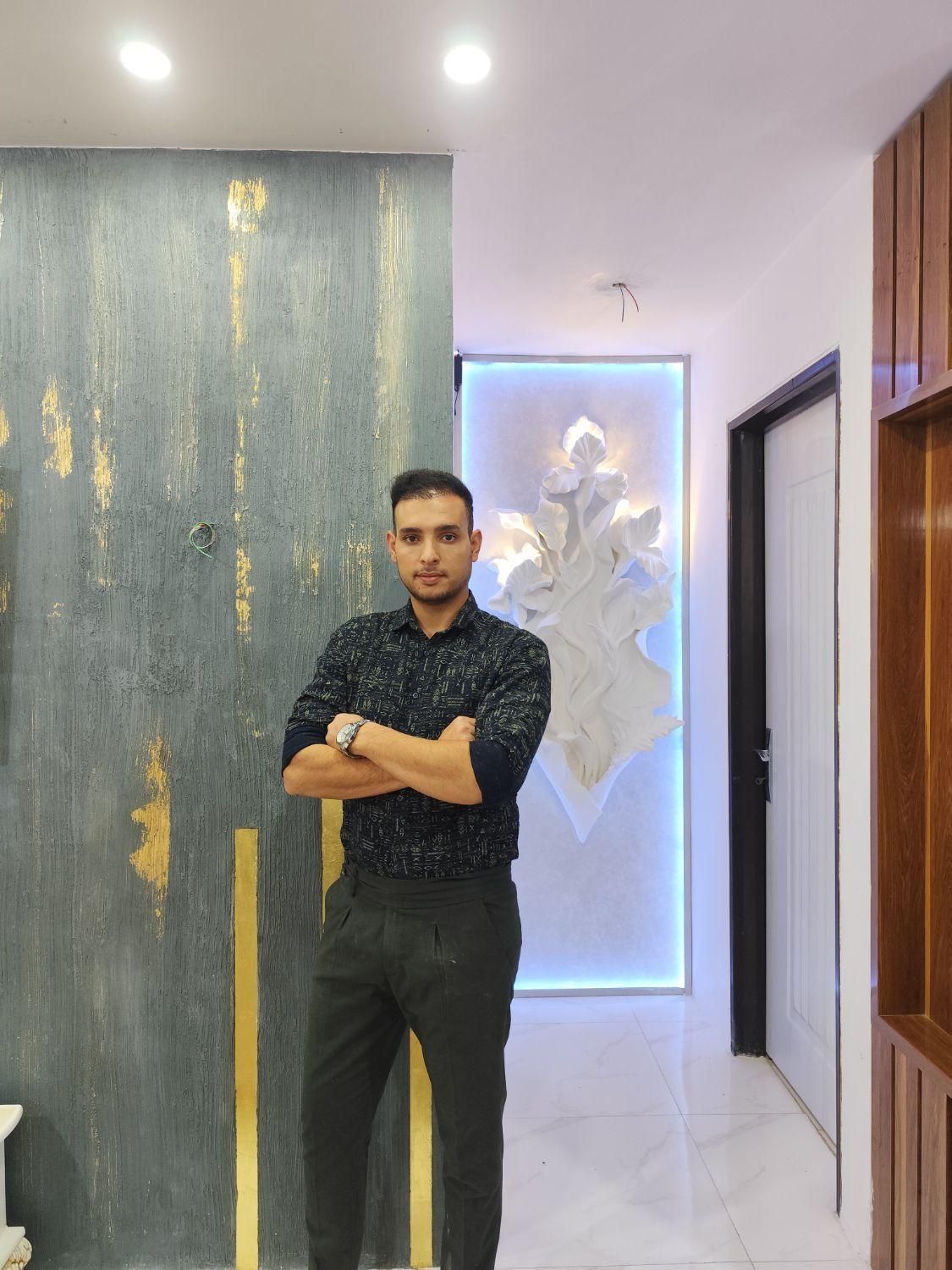 مدرس و مجری تخصصی در زمینه پتینه و گچبری مدرن|خدمات پیشه و مهارت|اراک, |دیوار