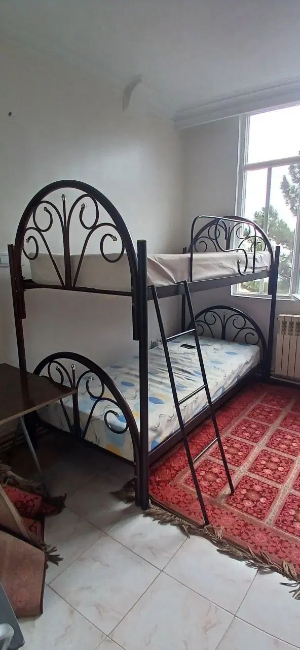 تخت دو طبقه فرفورژه|تخت و سرویس خواب|تهران, ازگل|دیوار