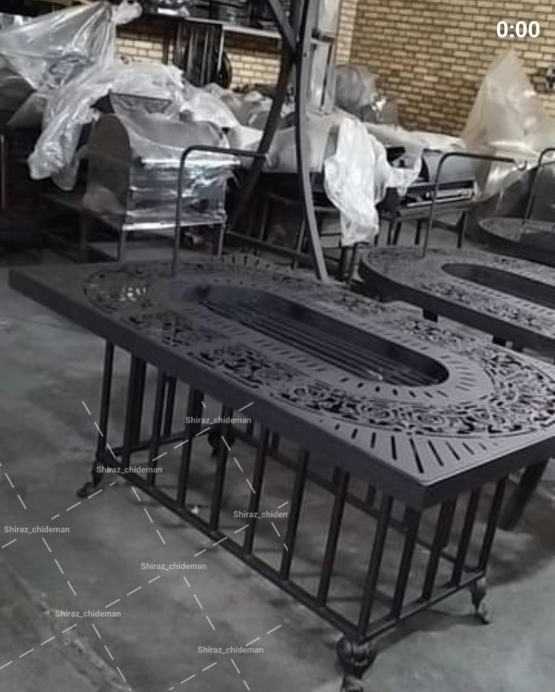 آتشدان باغی مستطیل ۱۰۰×۲۰۰ هشت نفره|اجاق گاز و لوازم برقی پخت‌وپز|شیراز, قالیشویی|دیوار