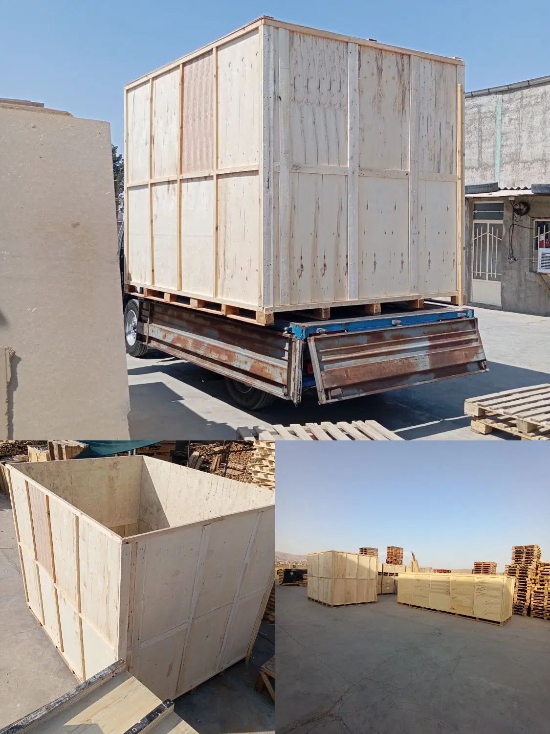 صندوق جعبه چوبی پالت چوبی  پلاستیکی ساخت  باکس box|عمده‌فروشی|خاوران, |دیوار
