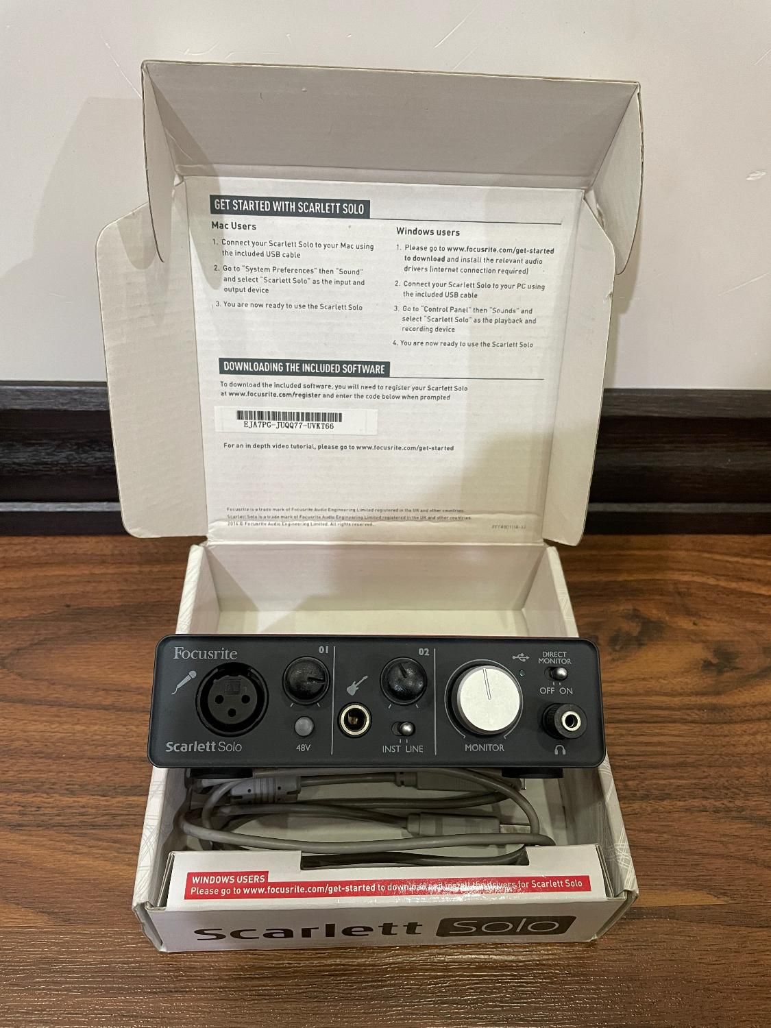 کارت صدا focusrite scarlett solo|صوتی و تصویری|قائمشهر, |دیوار