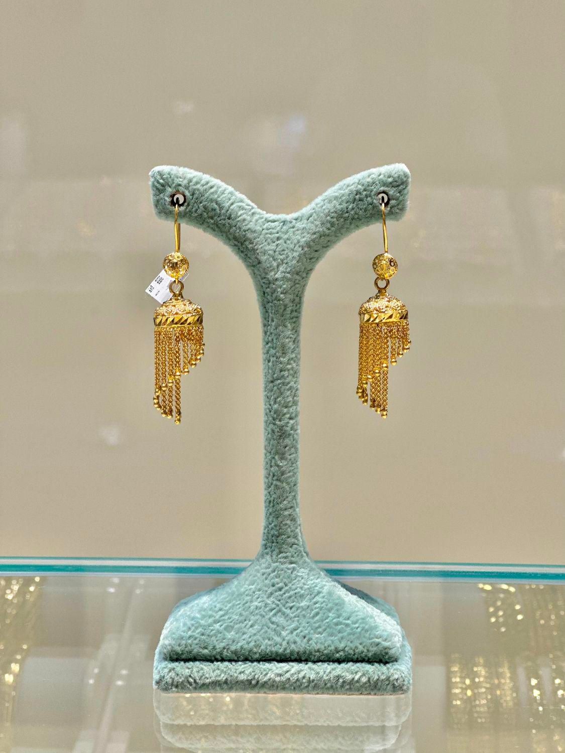 گوشواره لوستری طلا|جواهرات|بندرعباس, |دیوار