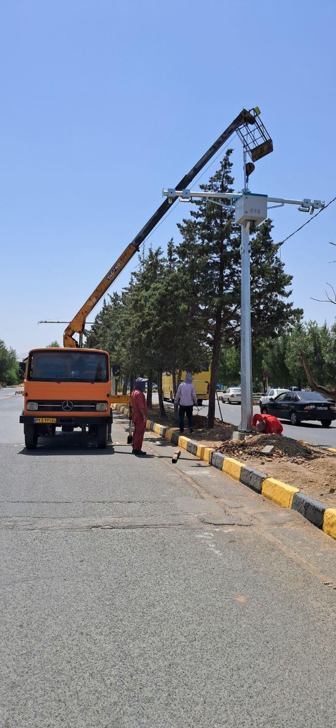 جرثقیل خاوراجاره ای کفی دار  وسبدثابت ۱۲متر|خدمات حمل و نقل|کرمانشاه, |دیوار