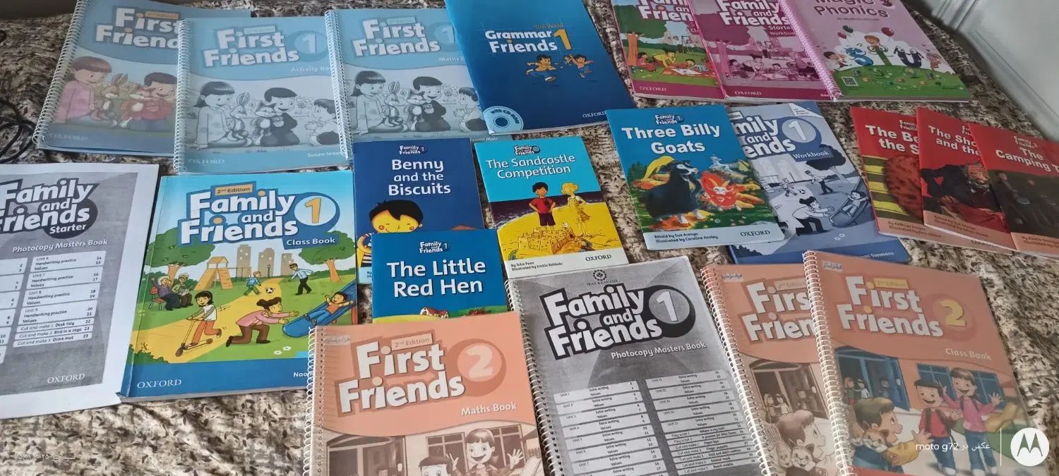 کتاب زبان انگلیسی کودکان از فمیلی فرندز ۱ تا ۲|کتاب و مجله آموزشی|پردیس, فاز ۱۱|دیوار