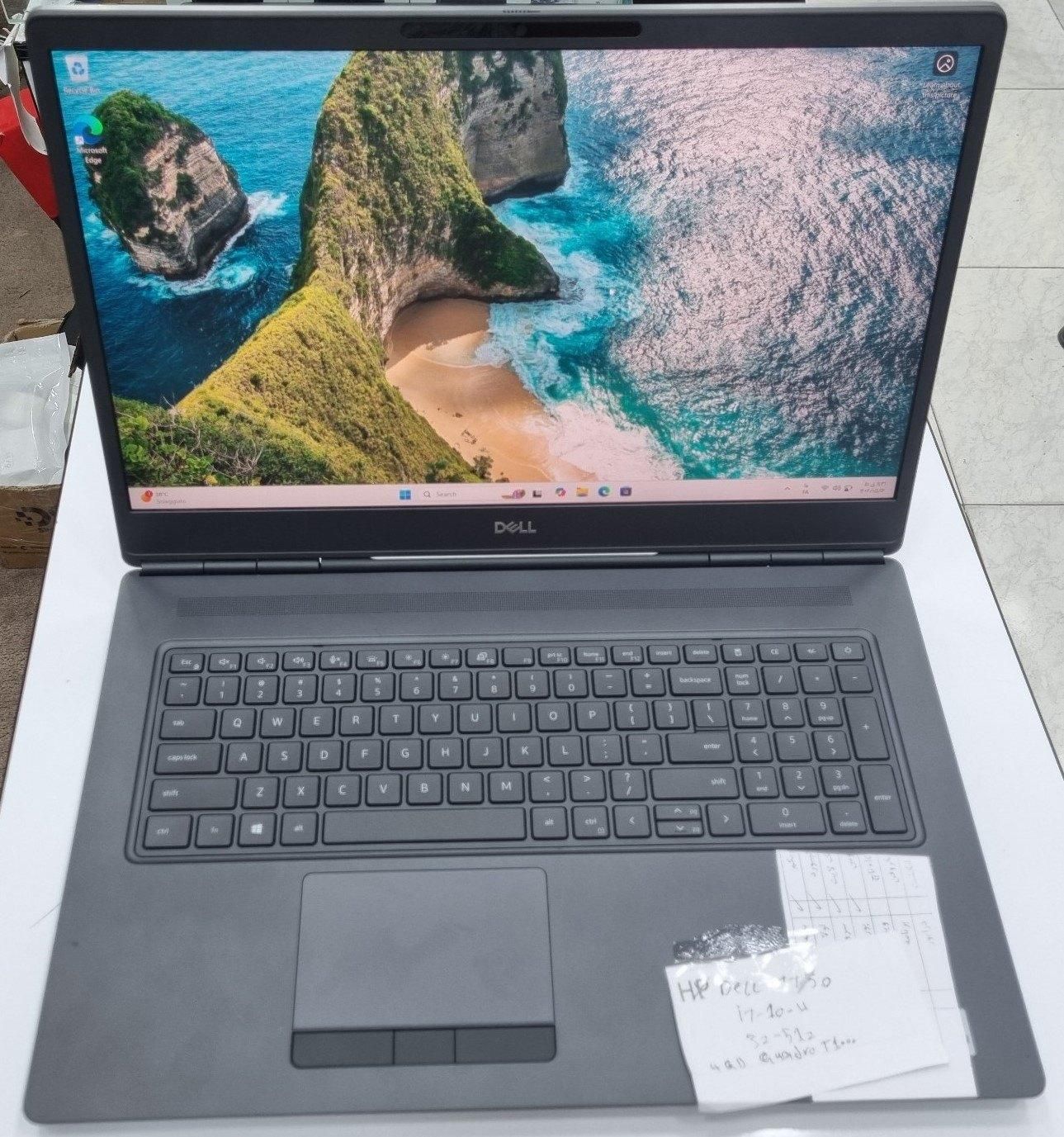 لپتاپ گرافیکی Dell Precision 7750 - 4K HDR نسل 10|رایانه همراه|بندر گناوه, |دیوار