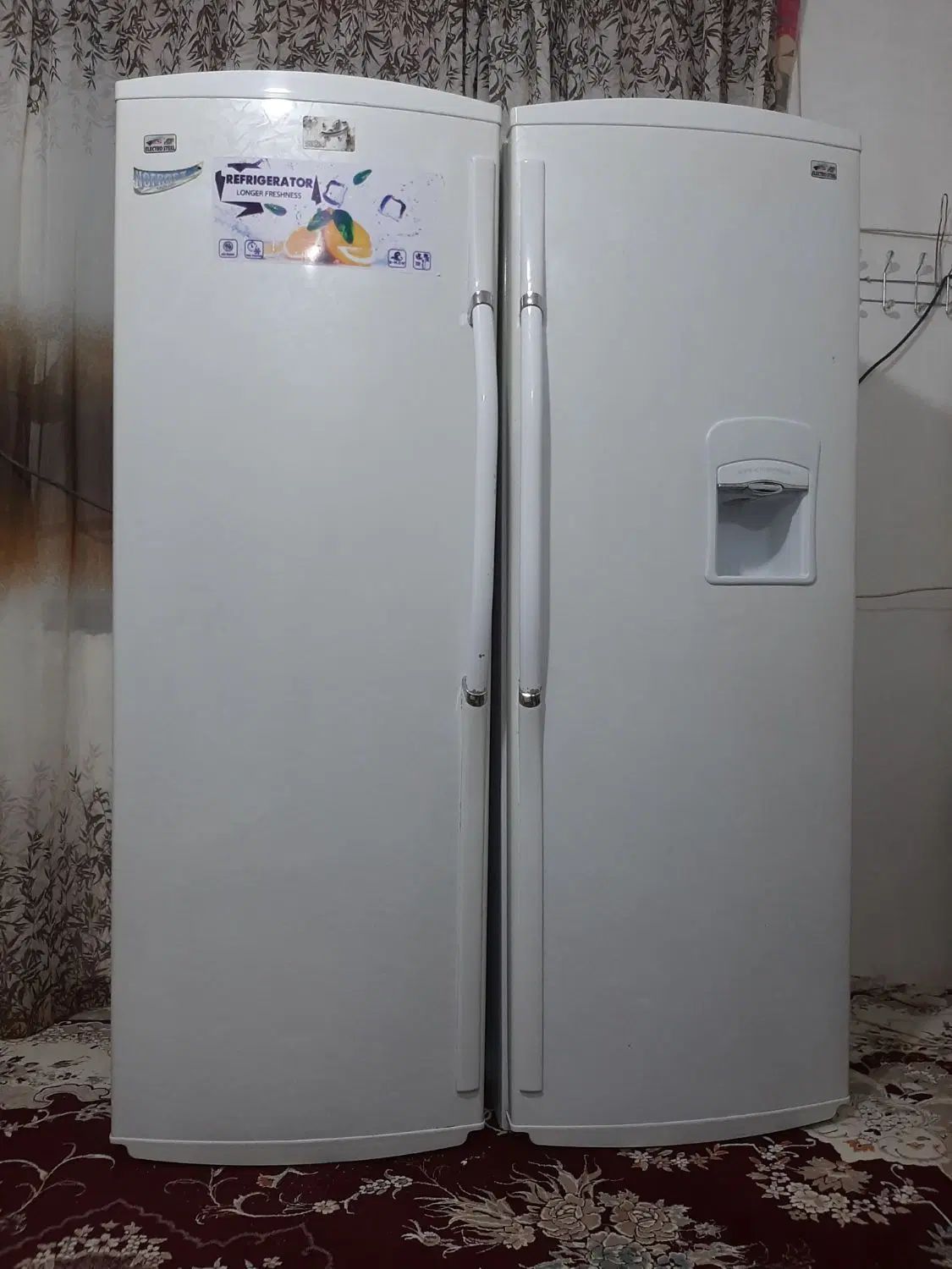 یخچال فریزر دوقلو ۴۰ فوت الکترواستیل نفراست|یخچال و فریزر|مشهد, توس (بلوار توس)|دیوار