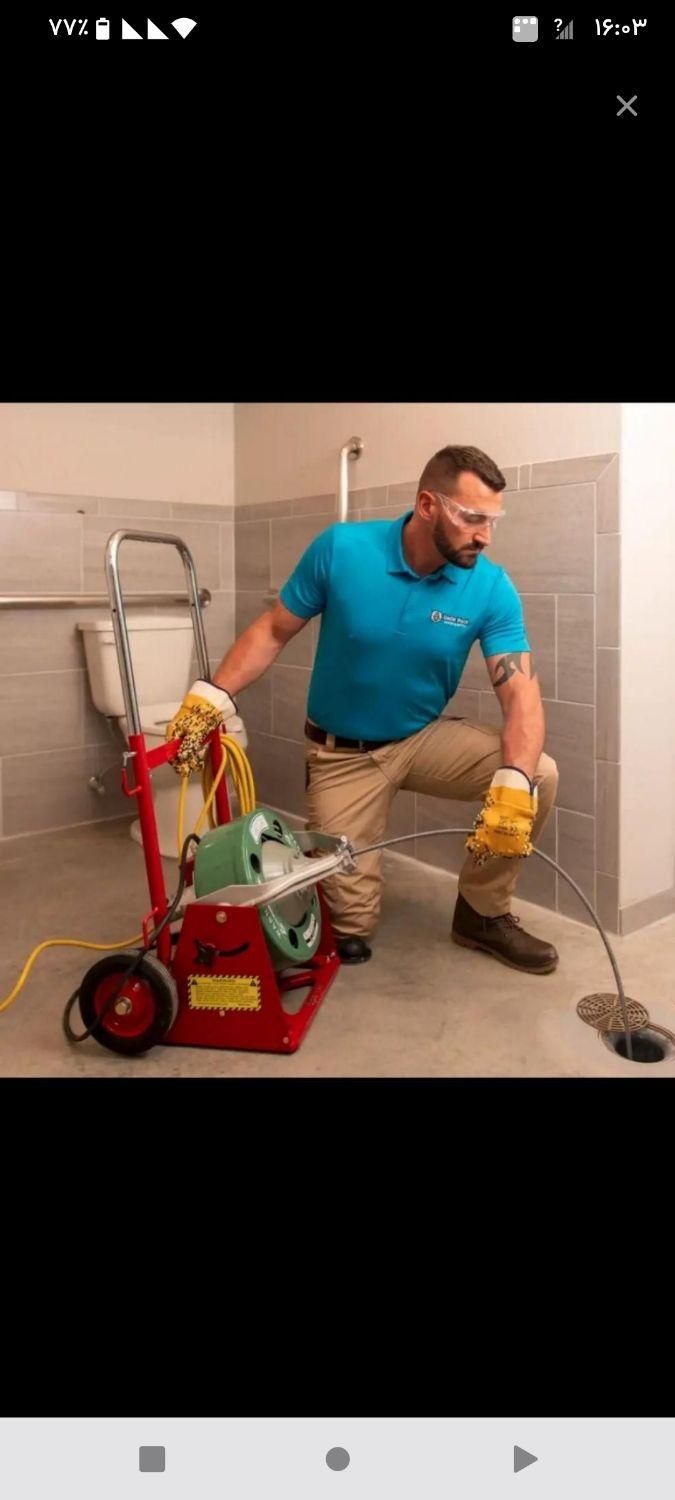 لوله بازکنی فنرزنی*جنادله*رفع انواع گرفتگی فاضلاب|خدمات پیشه و مهارت|حمیدیه, |دیوار