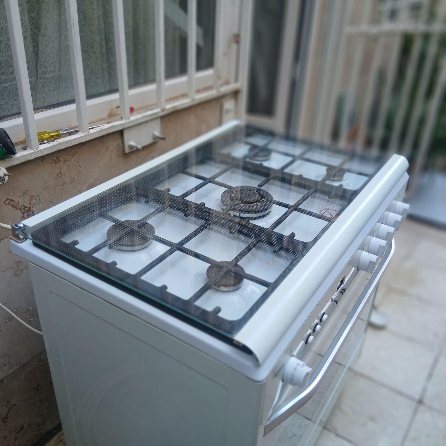 اجاق گاز فرداروگریل جوجه گردان|اجاق گاز و لوازم برقی پختوپز|مشکیندشت, |دیوار