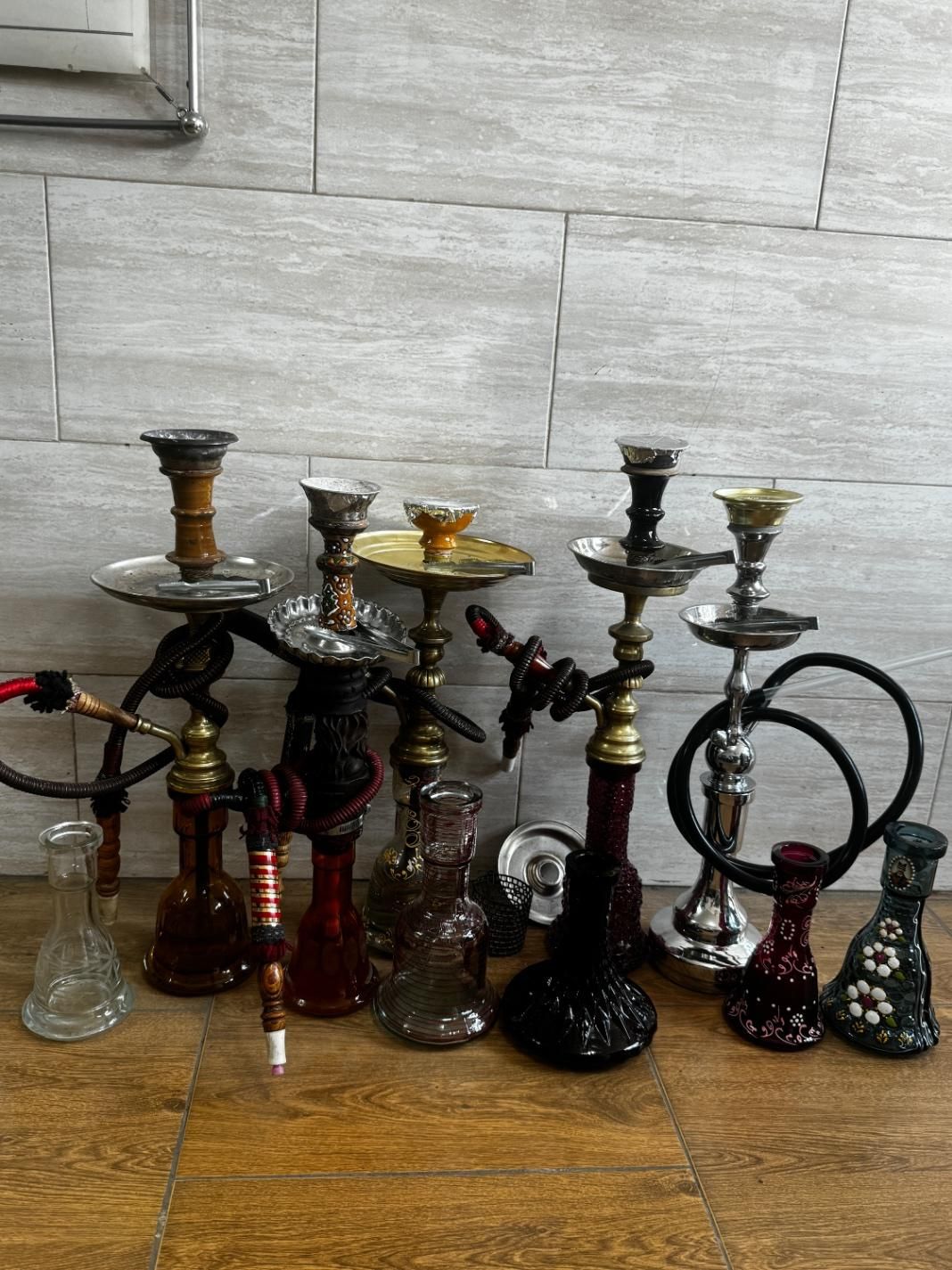 معاوضه شیشه قلیان تنه برنج سنگین فروش (گرمدره کرج)|کلکسیون و سرگرمی|تهران, وردآورد|دیوار