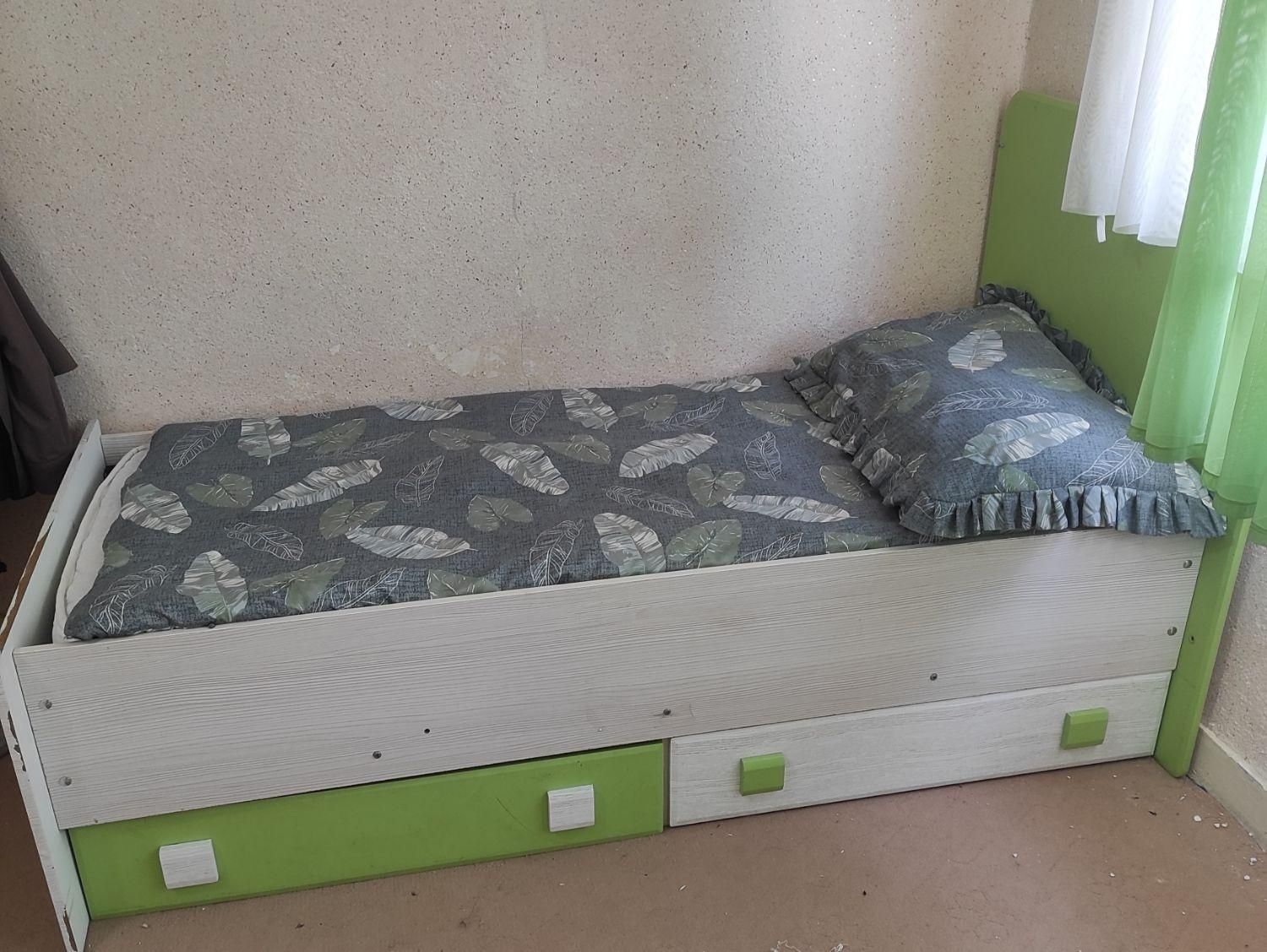 تخت و کمد نوجوانی|تخت و سرویس خواب|کبودرآهنگ, |دیوار