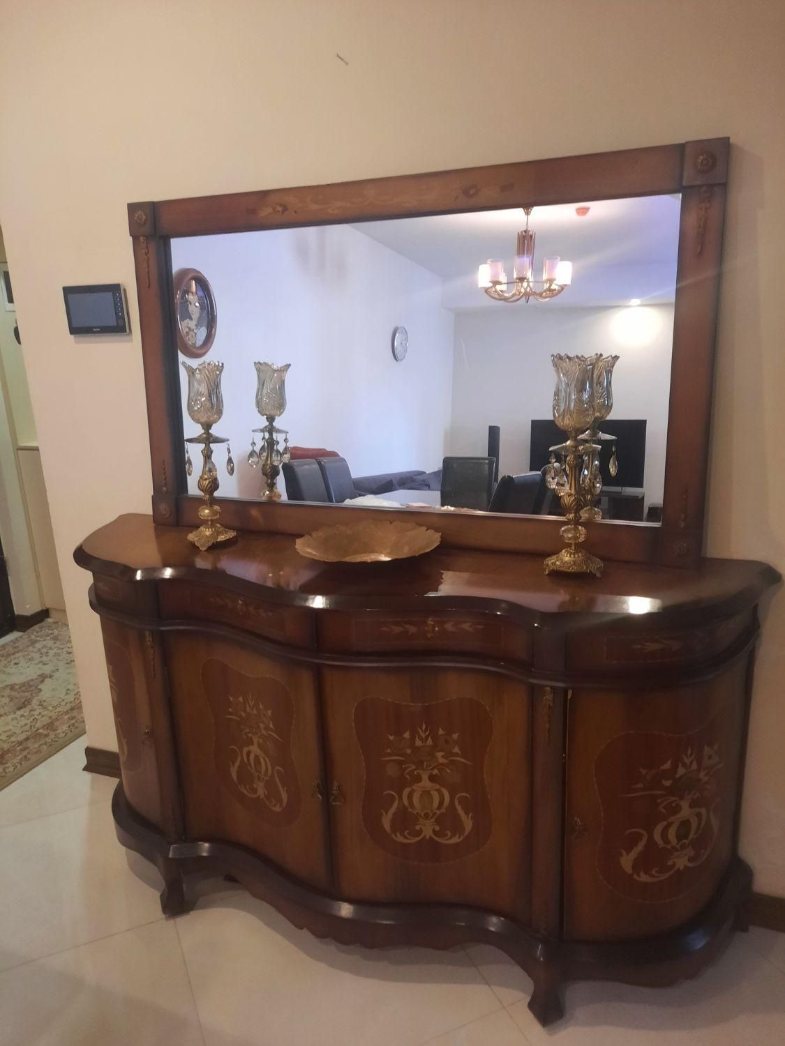 کنسول معرق چوبی|بوفه، ویترین، کنسول|تهران, پونک|دیوار