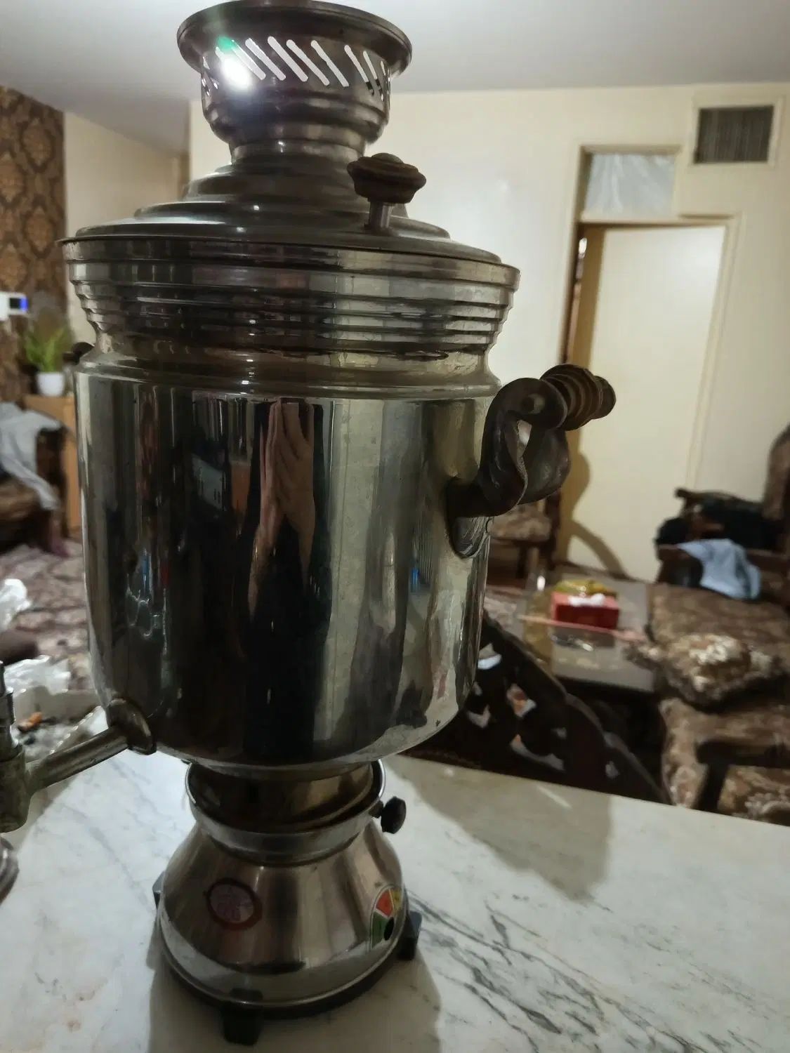 سماور بزرگ هیتی چندبار کار کرده|قوری، کتری، قهوه‌ساز دستی|تهران, خانی آباد نو جنوبی|دیوار