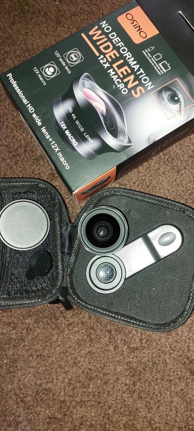 لنز واید ماکرو  OSiNO 120 wide lens 12X macro ‌|دوربین عکاسی و فیلم‌برداری|تهران, چیتگر جنوبی|دیوار