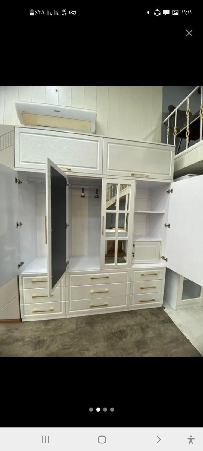 انواع کمد ۳ تیکه و ۴ تیکه فقط شرکتی|جاکفشی، کمد، دراور|قزوین, |دیوار