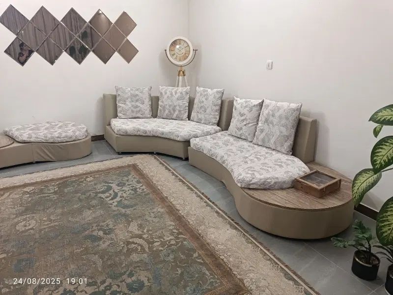 مبل هفت نفره.هرجای مشهدباربری رایگان میارم براتون|مبلمان خانگی و میز عسلی|مشهد, چهاربرج|دیوار