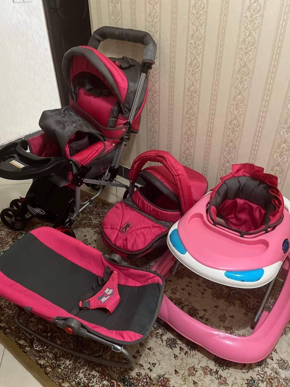 کالسکه .دوعددکریر .درحد نوسالم وتمیز|کالسکه و لوازم جانبی|گرگان, |دیوار